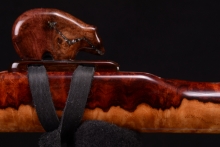 Katalox Burl Native American Flute, Minor, High C#-5, #G1E